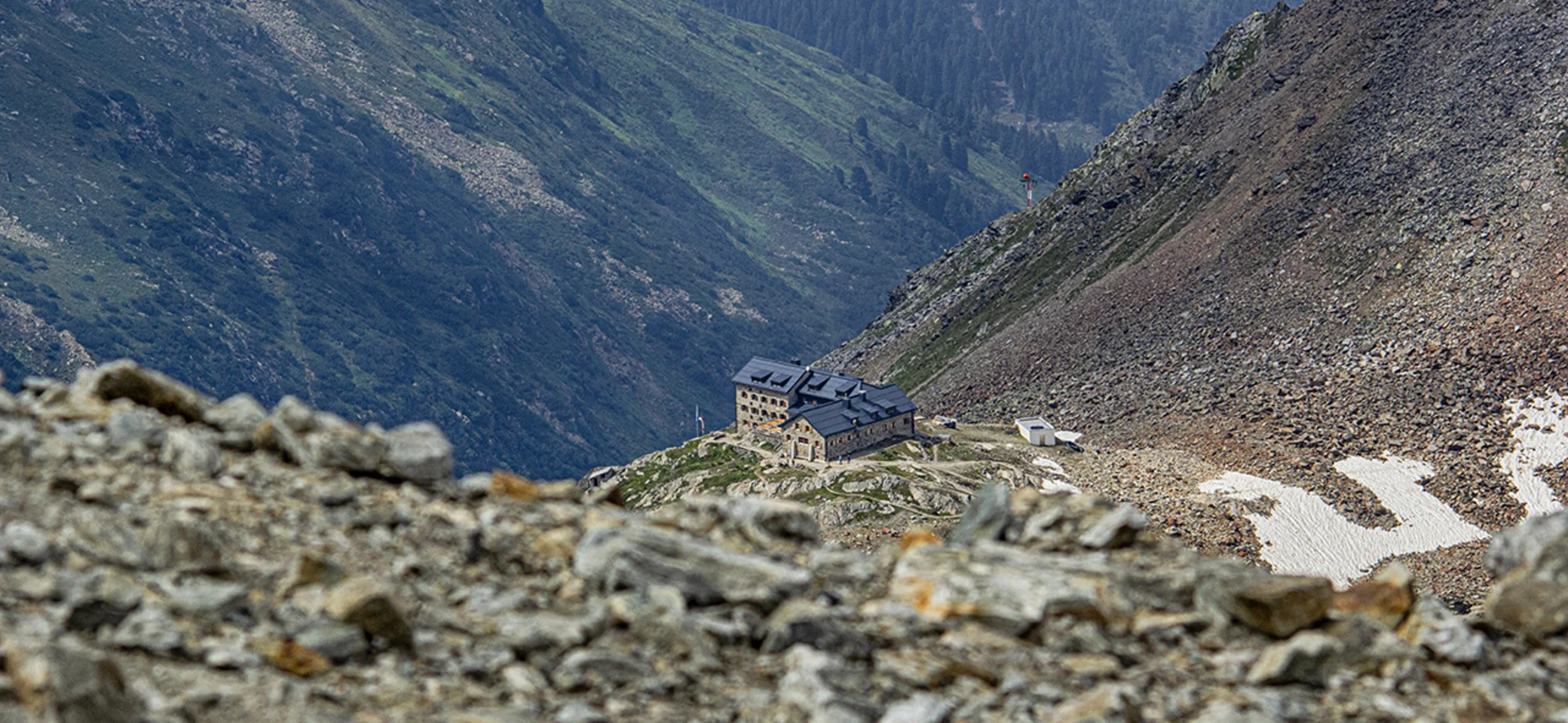 Blick auf die Hütte | © Melanie Neurauter Blick auf die Hütte | © Melanie Neurauter