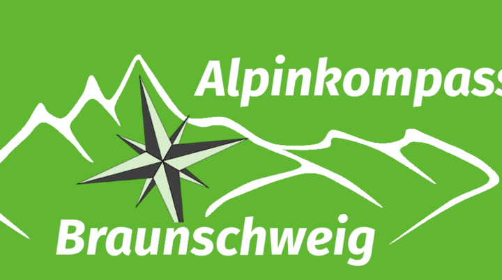 Logo - Alpinkompass Braunschweig grün | © Sektion Braunschweig